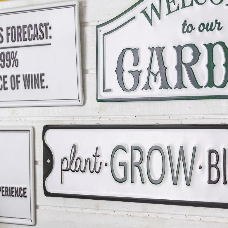 ブリキ看板 レトロ ヴィンテージ風 アンティーク調 ウォール アート デコレーション 店舗 装飾 看板 壁掛け おしゃれ インテリア 雑貨 西海岸風 男前 67035 | ELEMENTS（インテリア） | 15