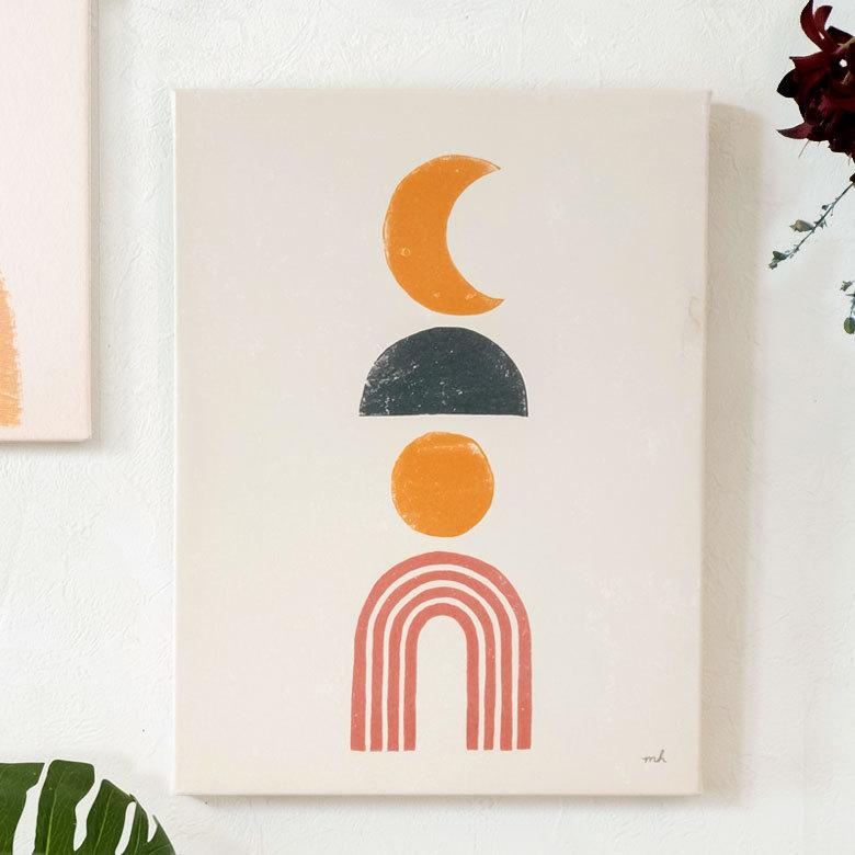 アートパネル 虹 月 太陽 アート キャンパス パネル ムーン レインボー ウォール デコレーション 北欧 インテリア おしゃれ リゾート ハワイ 西海岸 Elements 通販 Yahoo ショッピング