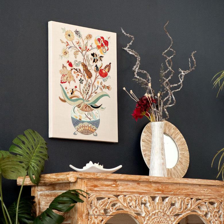 アートパネル シノワ アート キャンパス パネル エキゾチック 花 鳥 ウォール デコレーション 北欧 インテリア おしゃれ リゾート アジアン 雑貨 67039 | ブランド登録なし | 13