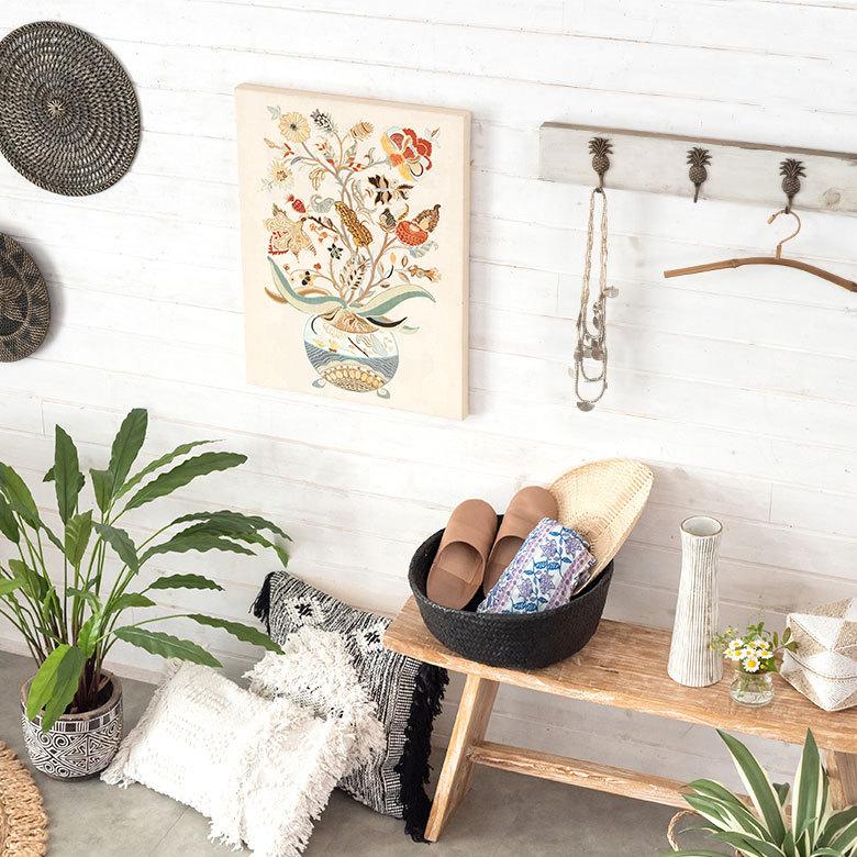 アートパネル シノワ アート キャンパス パネル エキゾチック 花 鳥 ウォール デコレーション 北欧 インテリア おしゃれ リゾート アジアン 雑貨 67039 | ブランド登録なし | 16