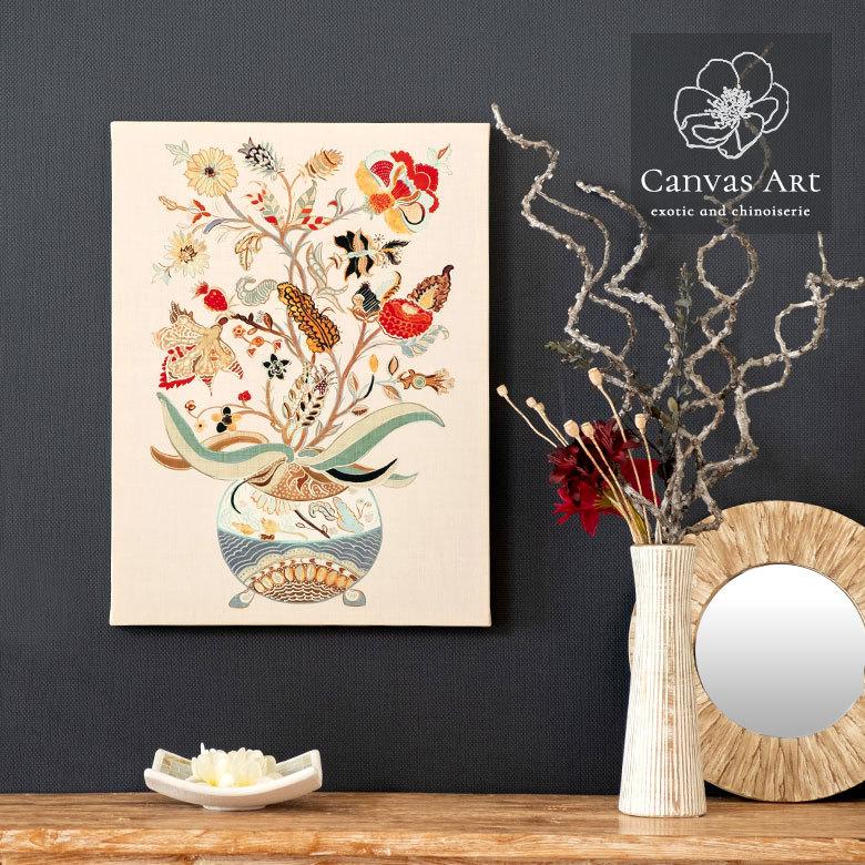アートパネル３点セット  花 ウォールデコ 模様替え インテリアアート A7 単品 33×33cm アートパネル 枠付きフレーム絵画 テキスタイル 花