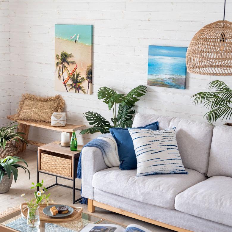 アートパネル ワイキキ アート キャンパス パネル ビーチ 海 風景 ウォール デコレーション 北欧 インテリア おしゃれ リゾート サーフ ハワイ 西海岸 67040 | ELEMENTS（インテリア） | 10