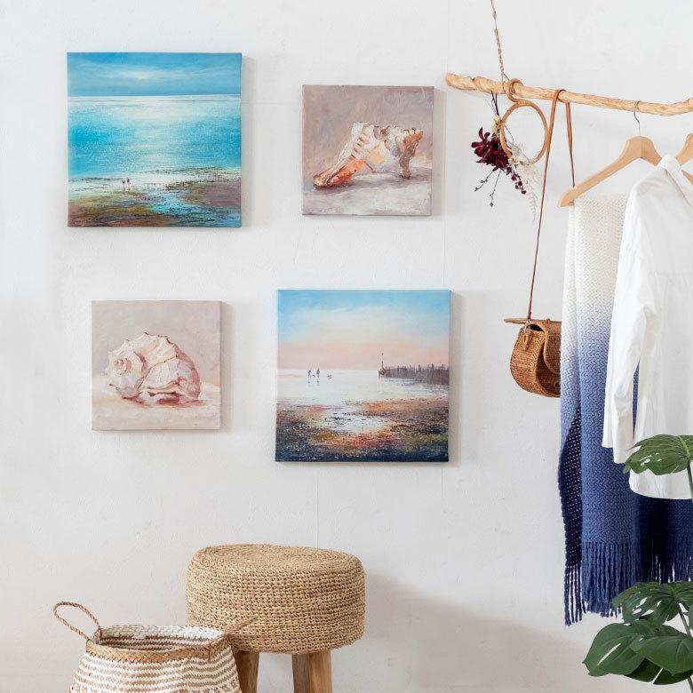 アートパネル ビーチ 風景 アート キャンパス パネル 海 浜辺 波 ウォール デコレーション 北欧 インテリア おしゃれ リゾート サーフ ハワイ 西海岸 67043 | ブランド登録なし | 03