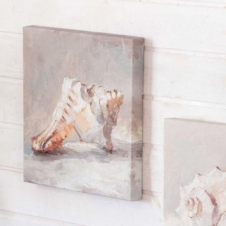 アートパネル シェル 貝 アート キャンパス パネル 巻貝 貝殻 ウォール デコレーション 北欧 インテリア おしゃれ リゾート サーフ ハワイ 西海岸 67044 | ブランド登録なし | 16