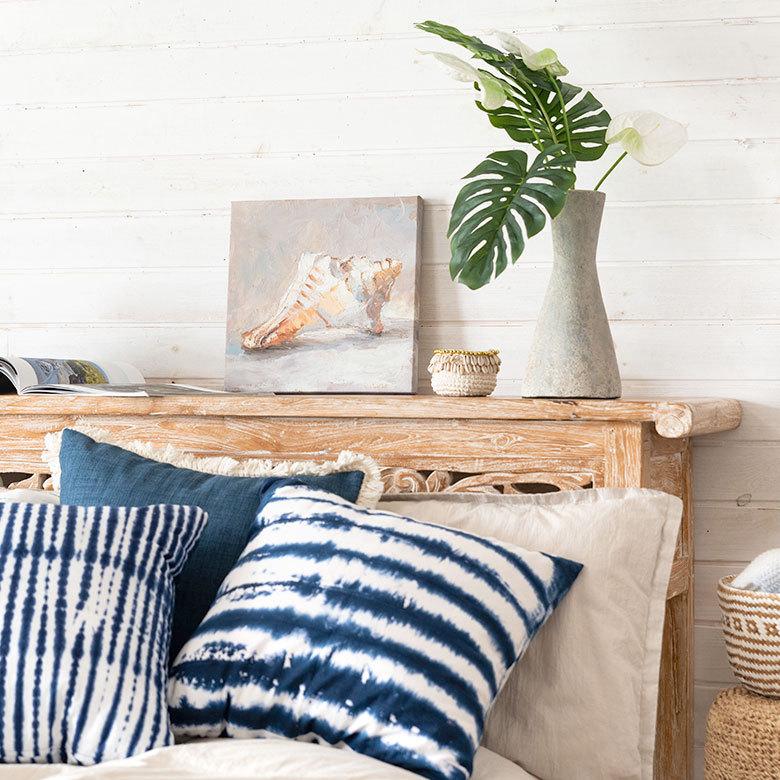 油画　貝殻 アートパネル シェル 貝 アート キャンパス パネル 巻貝 貝殻