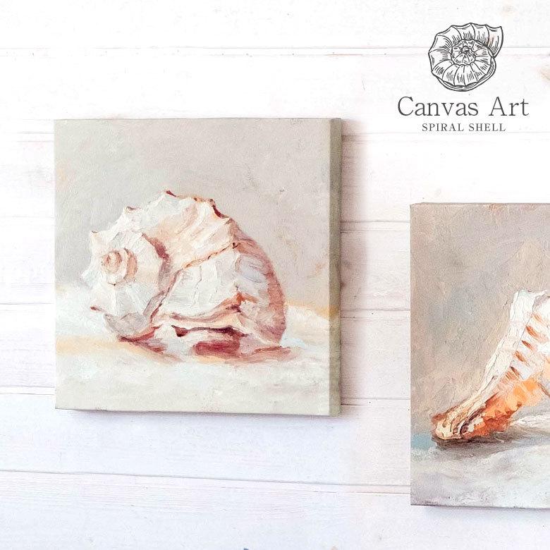 アートパネル シェル 貝 アート キャンパス パネル 巻貝 貝殻 ウォール インテリア ハワイ 訳ありセール 格安 サーフ 北欧 おしゃれ リゾート デコレーション 西海岸