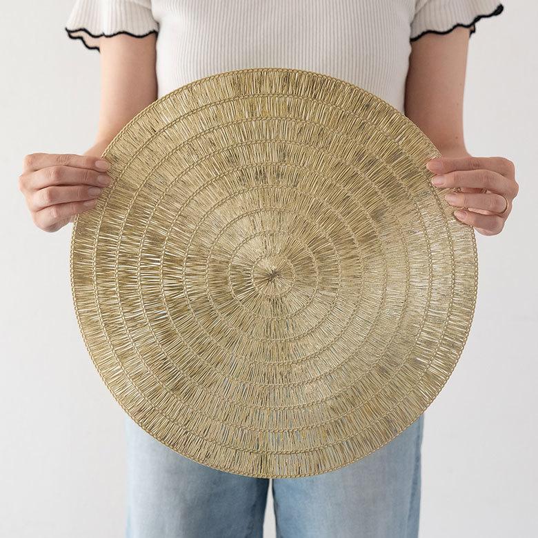 ランチョンマット プレース プレイス ランチ マット ラウンド 円形 丸形 敷物 水洗い可 洗える 撥水 防水 おしゃれ 北欧 ハワイアン リゾート 南国 雑貨 67047 | ELEMENTS（インテリア） | 12