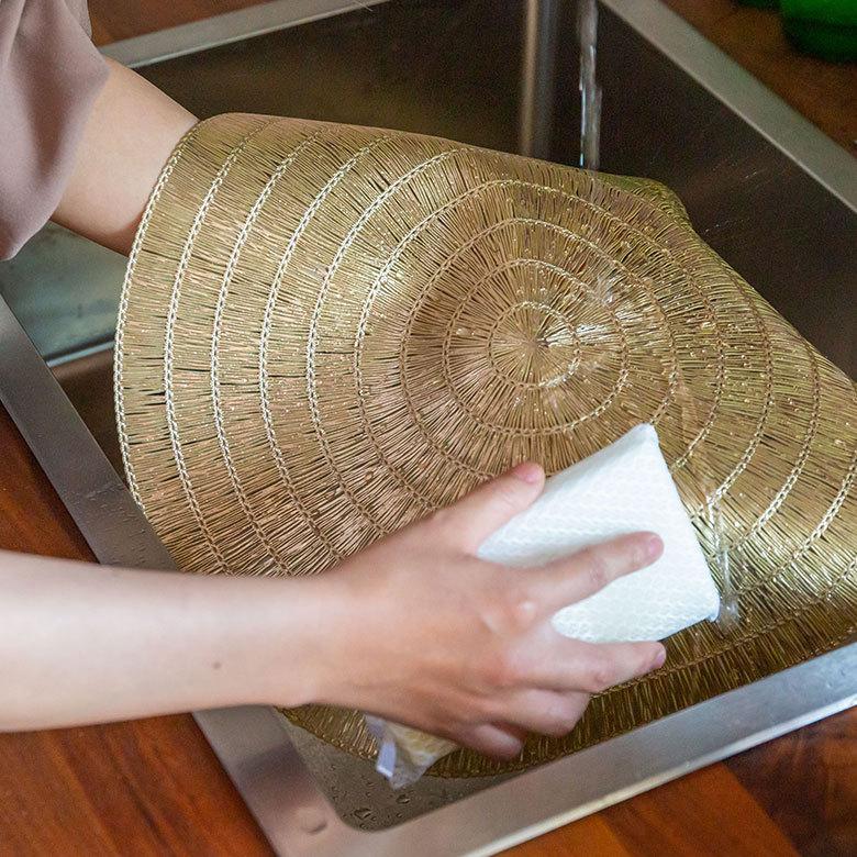 ランチョンマット プレース プレイス ランチ マット ラウンド 円形 丸形 敷物 水洗い可 洗える 撥水 防水 おしゃれ 北欧 ハワイアン リゾート 南国 雑貨 67047 | ELEMENTS（インテリア） | 15