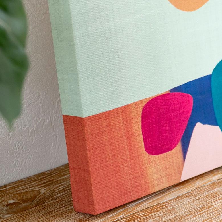 現代アート　カラフル　パステル　北欧アート　インテリア　抽象画　ポップ　おしゃれ Amazon.co.jp: 原画 現代アート カラフル 絵画 パステル 花 絵