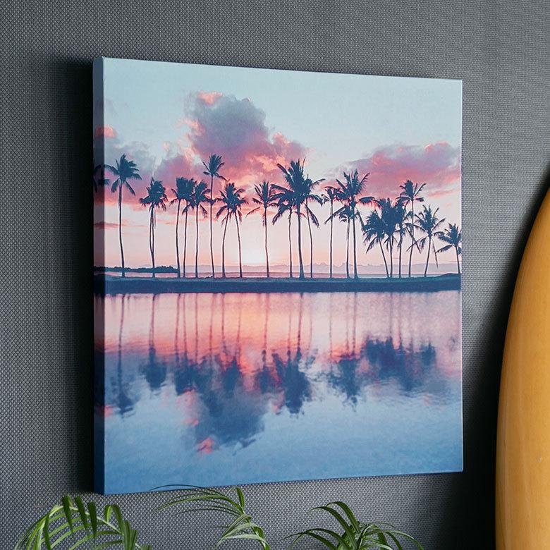 アートパネル Sunset beach サンセットビーチ キャンバス アート 幅