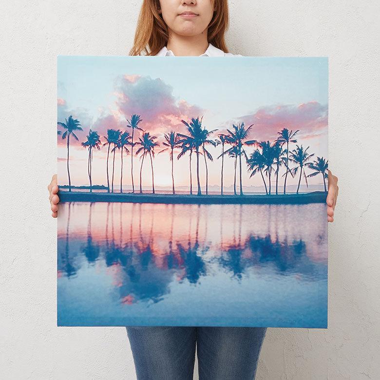 アートパネル Sunset beach サンセットビーチ キャンバス アート 幅