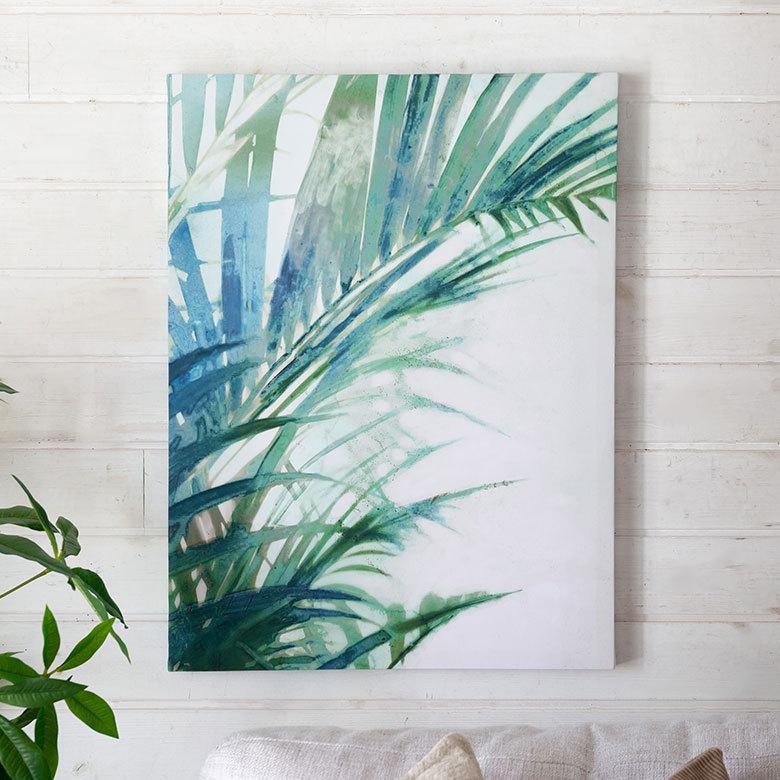 アートパネル Tropical leaves 南国の葉 キャンバス アート 幅
