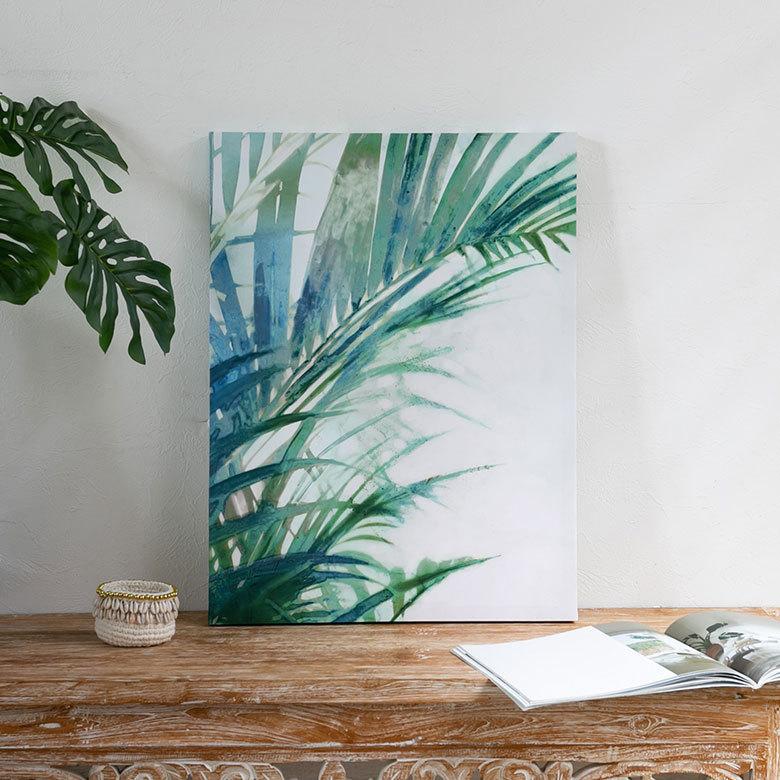 キャンバスプリントアート palm tree 絵画 額付き インテリア キャンバスプリントアート palm tree 絵画 額付き インテリア
