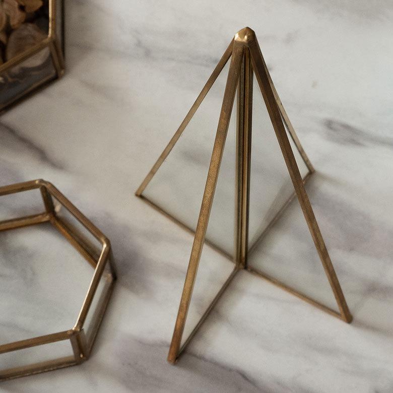 クリスマス ツリー オブジェ デコレーション ガラス 製 真鍮 オーナメント 卓上 飾り 置物 雑貨 細工 インテリア インテリア おしゃれ かわいい  北欧 67064 | ELEMENTS（インテリア） | 10