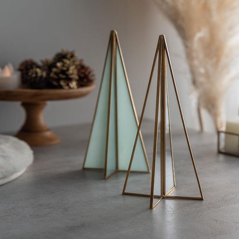 クリスマス ツリー オブジェ デコレーション ガラス 製 真鍮 オーナメント 卓上 飾り 置物 雑貨 細工 インテリア インテリア おしゃれ かわいい  北欧 67064 | ELEMENTS（インテリア） | 13