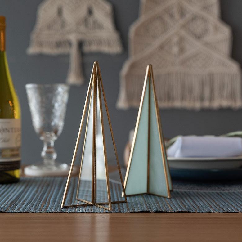 クリスマス ツリー オブジェ デコレーション ガラス 製 真鍮 オーナメント 卓上 飾り 置物 雑貨 細工 インテリア インテリア おしゃれ かわいい  北欧 67064 | ELEMENTS（インテリア） | 05