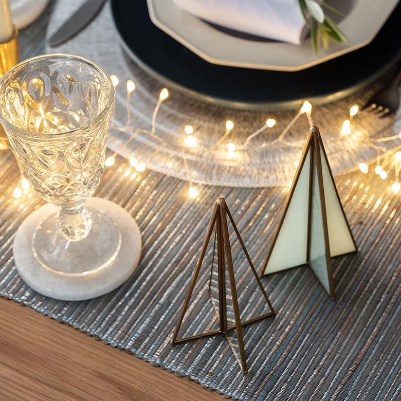 クリスマス ツリー オブジェ デコレーション ガラス 製 真鍮 オーナメント 卓上 飾り 置物 雑貨 細工 インテリア インテリア おしゃれ かわいい  北欧 67065 | ELEMENTS（インテリア） | 06