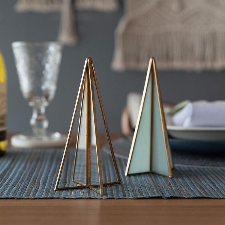 クリスマス ツリー オブジェ デコレーション ガラス 製 真鍮 オーナメント 卓上 飾り 置物 雑貨 細工 インテリア インテリア おしゃれ かわいい  北欧 67065 | ELEMENTS（インテリア） | 07