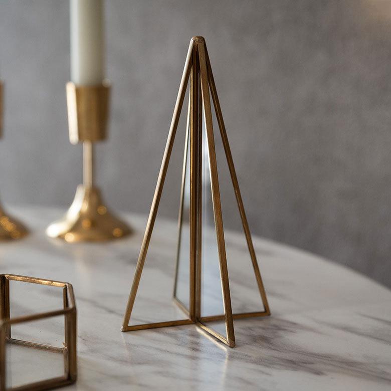 クリスマス ツリー オブジェ デコレーション ガラス 製 真鍮 オーナメント 卓上 飾り 置物 雑貨 細工 インテリア インテリア おしゃれ かわいい  北欧 67065 | ELEMENTS（インテリア） | 08