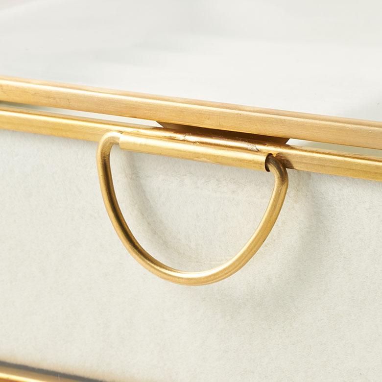 アクセサリー ケース ガラス 真鍮 引き出し ジュエリー ケース 収納 小物 ボックス 指輪 イヤリング ピアス アンティーク 雑貨 西海岸 インテリア 海 67069 | ELEMENTS（インテリア） | 17