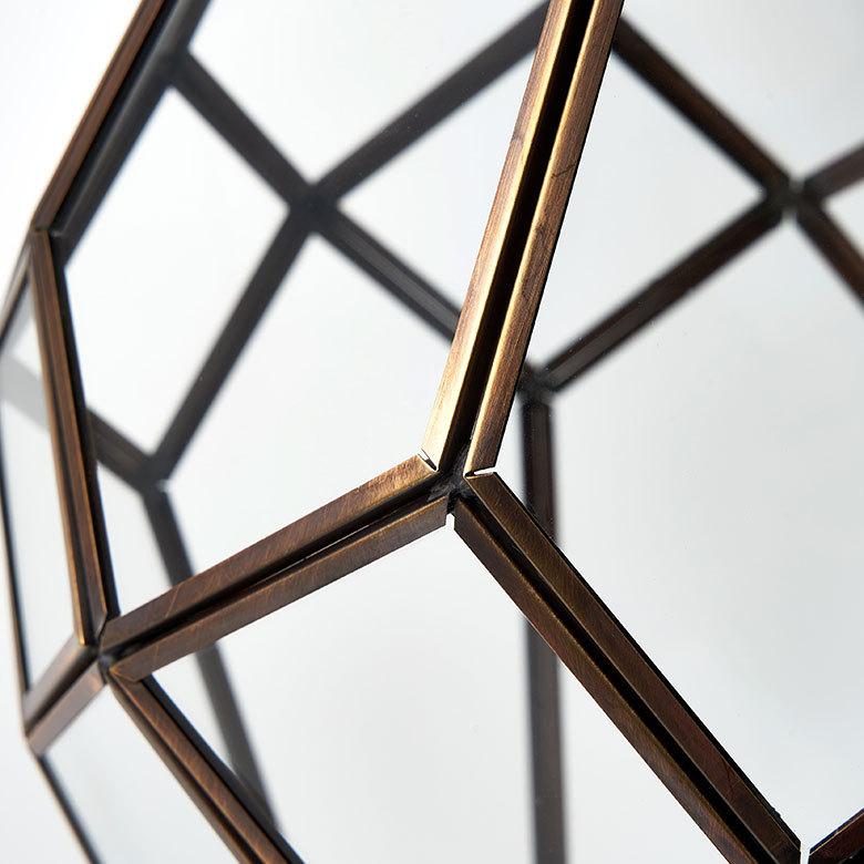 インテリア ライト おしゃれ ガラス ケース 真鍮 ランプ ランタン 照明 デスク LED キャンドル ホルダー スタンド アンティーク 風 北欧 西海岸 67073 | ELEMENTS（インテリア） | 14