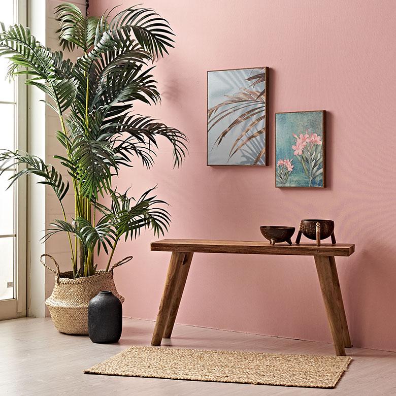 アート パネル パームリーフ フレーム付き グリーン W 30cm D 40cm 壁掛け ポスター  キャンバス 北欧 おしゃれ リゾート ハワイアン  コースタル 西海岸 67078 | ELEMENTS（インテリア） | 07