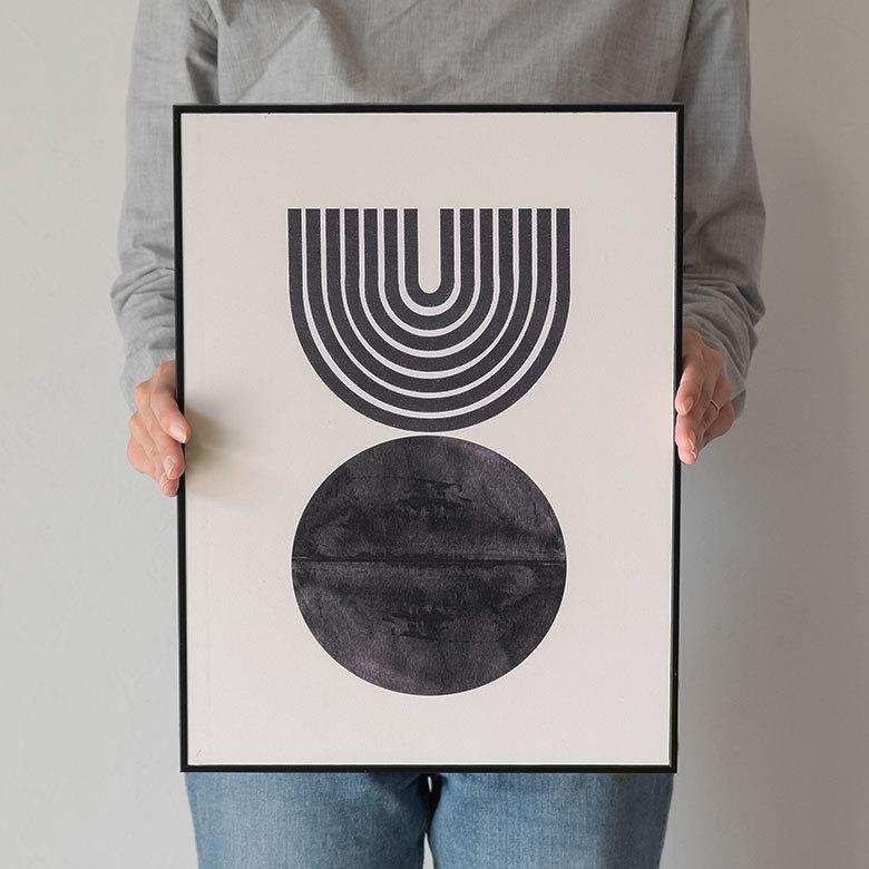 アート パネル フレーム付き モノトーン モノクロ W 30cm D 40cm 壁掛け ポスター  キャンバス インテリア 玄関 おしゃれ 北欧 モダン  コースタル 西海岸 67080 | ELEMENTS（インテリア） | 04