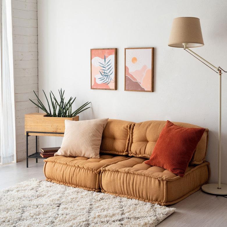 アート パネル フレーム付き 太陽 山 W 30cm D 40cm 壁掛け ポスター