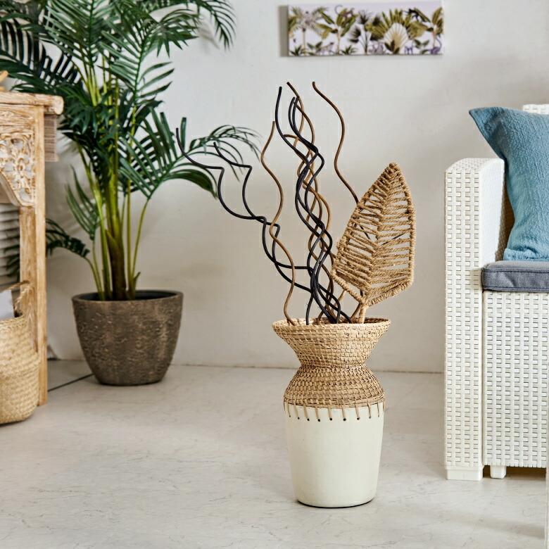 リーフ オブジェ S 高さ 約 60cm 造花 葉 スティック ディスプレイ 花材 置物 壁 飾り ウォール デコレーション おしゃれ 北欧 インテリア 雑貨 西海岸 67090 | ELEMENTS（インテリア） | 11