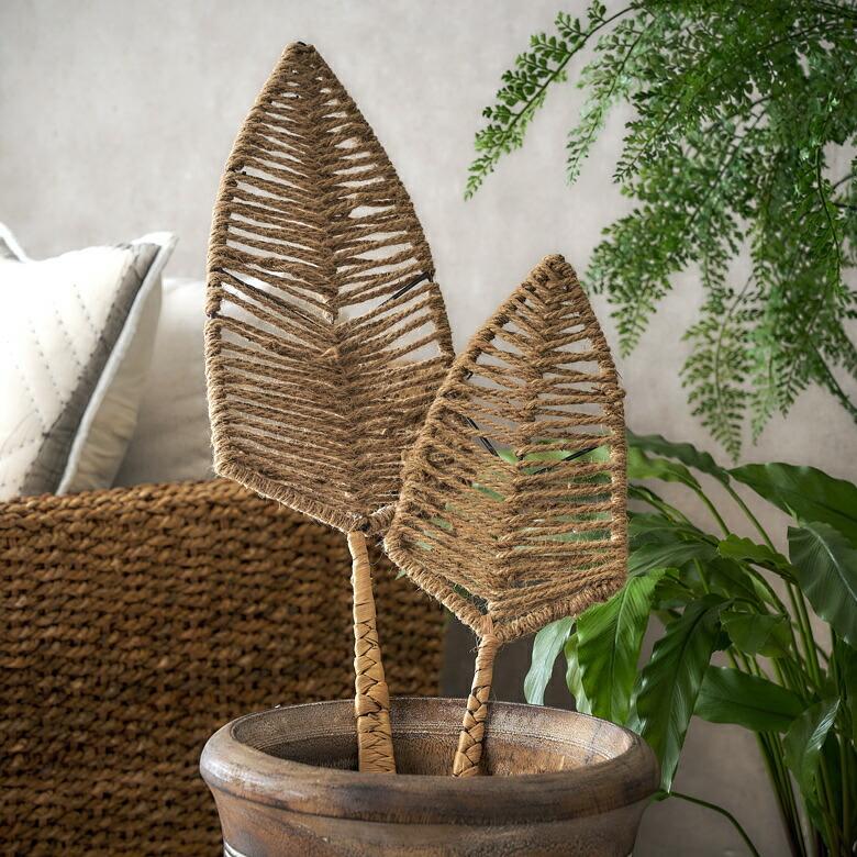 リーフ オブジェ S 高さ 約 60cm 造花 葉 スティック ディスプレイ 花材 置物 壁 飾り ウォール デコレーション おしゃれ 北欧 インテリア 雑貨 西海岸 67090 | ELEMENTS（インテリア） | 07