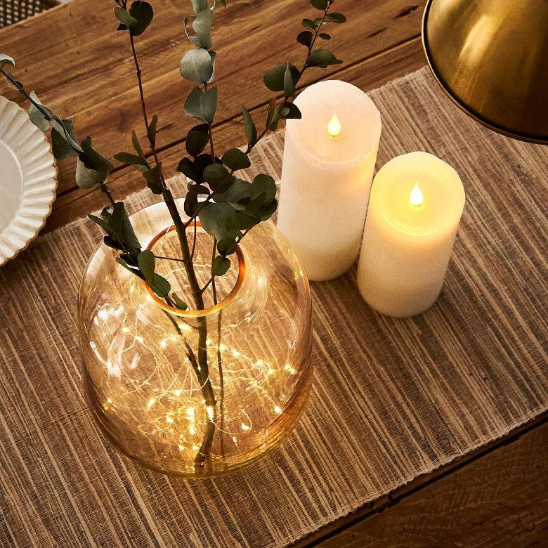 花瓶 おしゃれ ガラス ライトアンバー インテリア 上径8cm ボトル型 アレンジメント 花びん 花器 生花 ドライ フラワー 北欧 韓国 西海岸 ビーチ 67098 | ブランド登録なし | 08