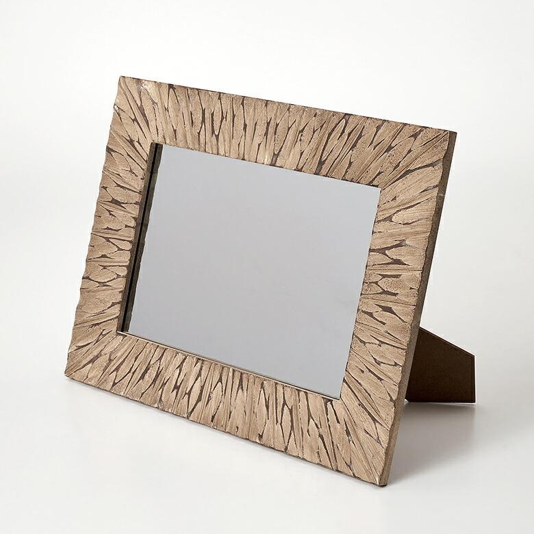 鏡 壁掛け 立て掛け  4Way 木製 四角 長方形 ミラー シンプル ウォール デコレーション リビング 寝室 洗面所 おしゃれ 北欧 かわいい ヴィンテージ風 67100 | ELEMENTS（インテリア） | 11