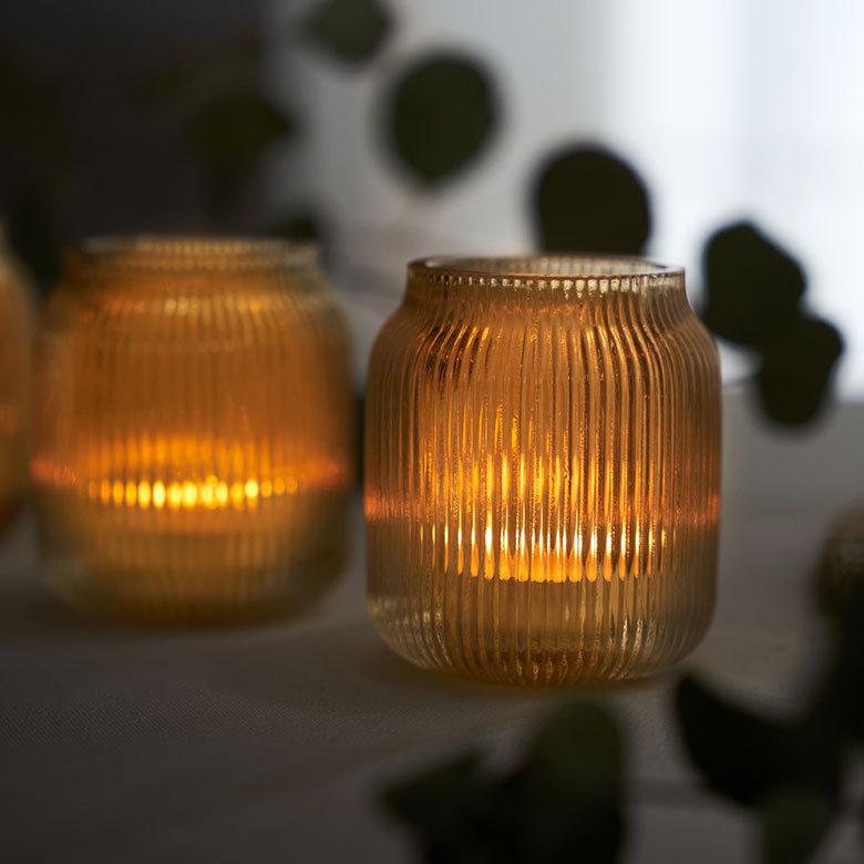 キャンドル ホルダー スタンド 円柱 丸型 ガラス フラワーベース メイクブラシ 収納 ペン ケース インテリア おしゃれ 北欧 かわいい シンプル 西海岸 67101 | ELEMENTS（インテリア） | 10