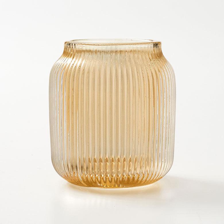 キャンドル ホルダー スタンド 円柱 丸型 ガラス フラワーベース メイクブラシ 収納 ペン ケース インテリア おしゃれ 北欧 かわいい シンプル 西海岸 67101 | ELEMENTS（インテリア） | 18