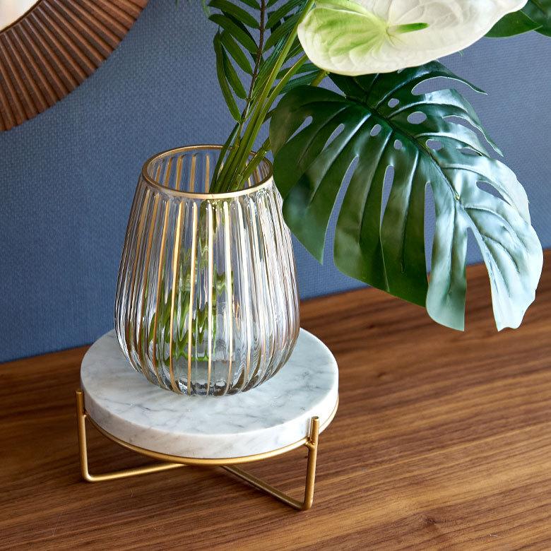 デコレーション トレイ ディスプレイ スタンド 天然 大理石 丸 円形 小物 入れ アクセサリー 収納 トレー 置き 飾り おしゃれ 北欧 シンプル インテリア 67102 | ELEMENTS（インテリア） | 11