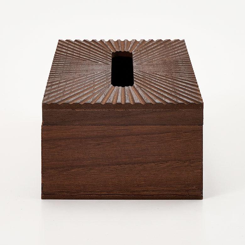 ティッシュ ケース ボックス 木製 ふた 付き 蓋 カバー BOX 卓上 横 収納 リビング 洗面所 ホテル おしゃれ 北欧 かわいい シンプル ヴィンテージ風 67103 | ELEMENTS（インテリア） | 16