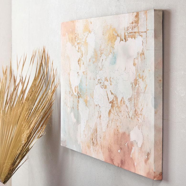 アートパネル 地図 ニュートラルカラー キャンバス ポスター インテリア 絵画 水彩画 風 おしゃれ モダン 北欧 韓国 西海岸 67113 | ELEMENTS（インテリア） | 18