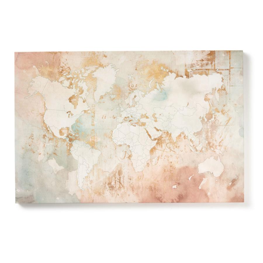 アートパネル 地図 ニュートラルカラー キャンバス ポスター インテリア 絵画 水彩画 風 おしゃれ モダン 北欧 韓国 西海岸 67113 | ELEMENTS（インテリア） | 19