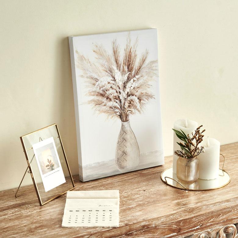 アートパネル パンパスグラス ペールトーン パステル キャンバス ポスター インテリア 絵画 おしゃれ モダン 北欧 韓国 西海岸 67115 | ELEMENTS（インテリア） | 03