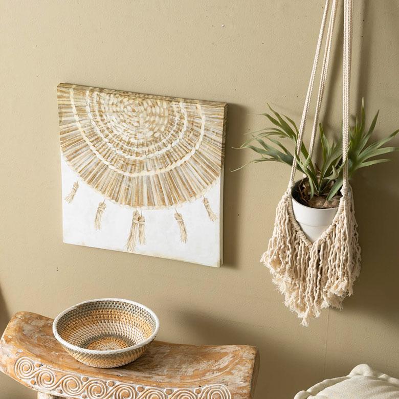 アートパネル タッセル柄 ベージュ キャンバス ポスター インテリア 絵画 エスニック柄 おしゃれ モダン 北欧 プリミティブ 西海岸 67116 | ELEMENTS（インテリア） | 15