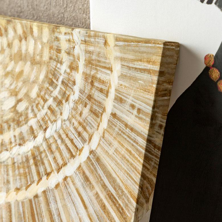 アートパネル タッセル柄 ベージュ キャンバス ポスター インテリア 絵画 エスニック柄 おしゃれ モダン 北欧 プリミティブ 西海岸 67116 | ELEMENTS（インテリア） | 16