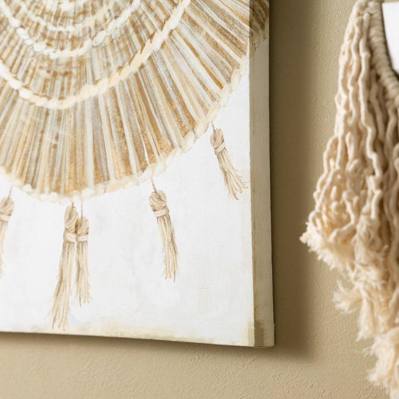 アートパネル タッセル柄 ベージュ キャンバス ポスター インテリア 絵画 エスニック柄 おしゃれ モダン 北欧 プリミティブ 西海岸 67116 | ELEMENTS（インテリア） | 18