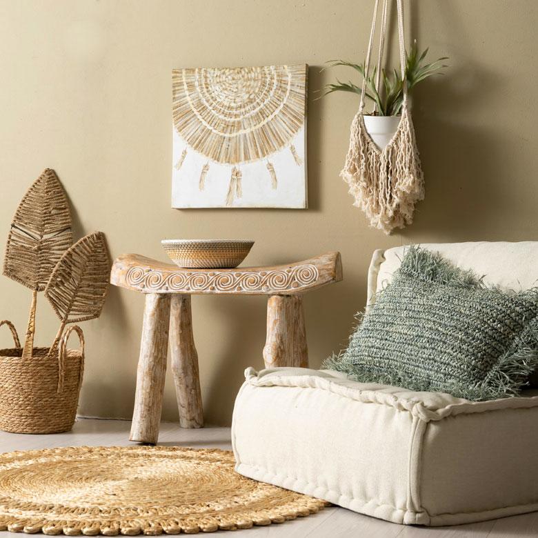 アートパネル タッセル柄 ベージュ キャンバス ポスター インテリア 絵画 エスニック柄 おしゃれ モダン 北欧 プリミティブ 西海岸 67116 | ELEMENTS（インテリア） | 02