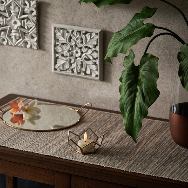 キャンドル ホルダー 鏡 ガラス 真鍮 ゴールド 直径9cm アクセサリー 小物 入れ 収納 デコレーション ディスプレイ おしゃれ 北欧 雑貨 西海岸風 67126 | ELEMENTS（インテリア） | 06