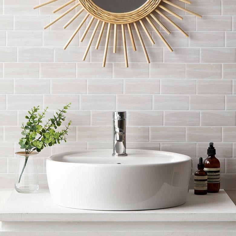 タイル シール サブウェイ 木目調 メトロ モザイク 9枚 シンプル シート 防水 ウォール ステッカー デコレーション リメイク インテリア 壁材 西海岸 67131-12 | ELEMENTS（インテリア） | 10