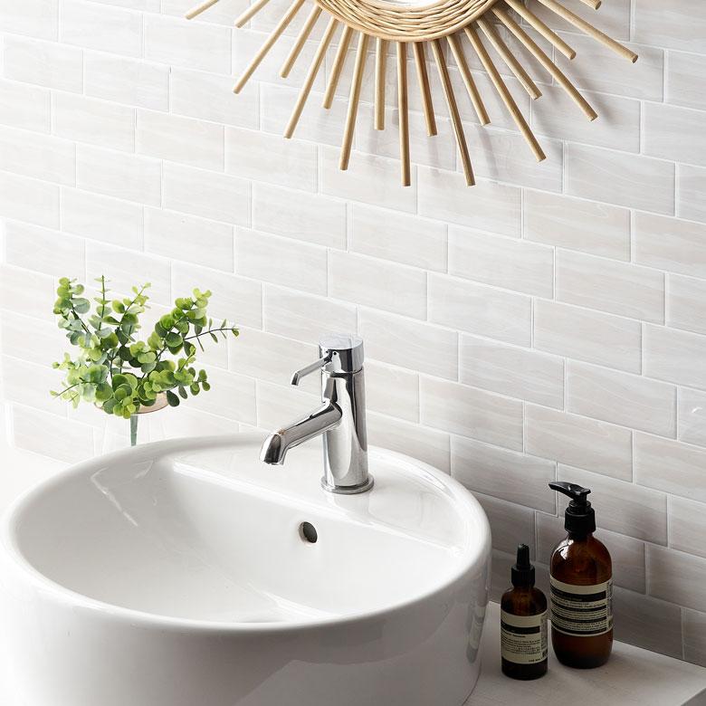 タイル シール サブウェイ 木目 メトロ モザイク 20枚 シンプル シート 防水 ウォール ステッカー デコレーション リメイク インテリア 壁材 西海岸 67131-20 | ELEMENTS（インテリア） | 03