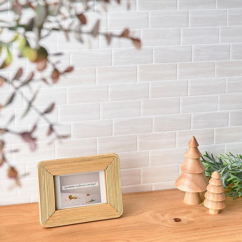 タイル シール サブウェイ 木目 メトロ モザイク 40枚 シンプル シート 防水 ウォール ステッカー デコレーション リメイク インテリア 壁材 西海岸 671311-40 | ELEMENTS（インテリア） | 02