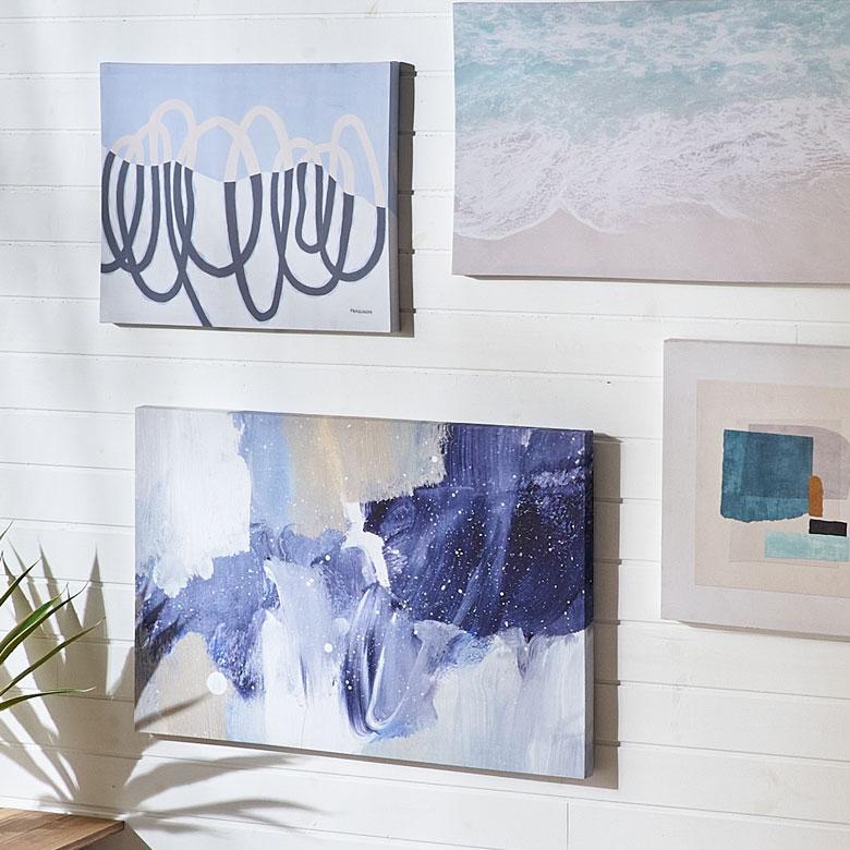 アート パネル アブストラクト キャンパス 75×50 抽象的 絵画 壁掛け ボード ウォール デコレーション インテリア おしゃれ 北欧 リゾート 雑貨 西海岸風 67137 | ELEMENTS（インテリア） | 13