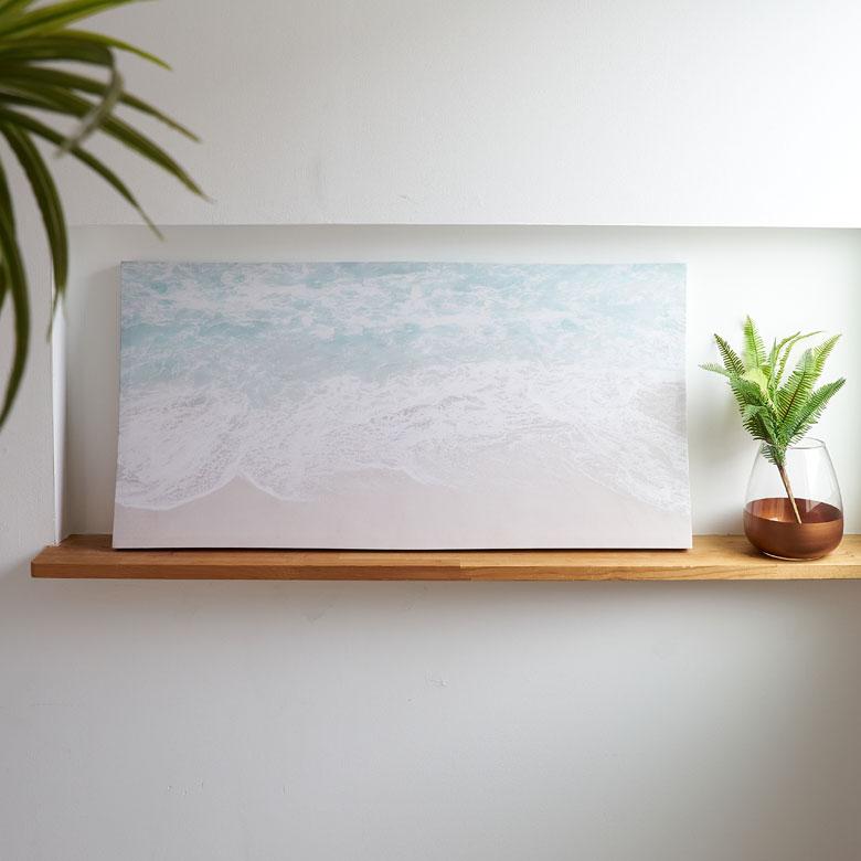 アート パネル 海 波 海岸 砂浜 海辺 キャンパス 80×40 風景 壁掛け ボード ウォール デコレーション インテリア おしゃれ 北欧 リゾート 雑貨 西海岸風 67138 | ELEMENTS（インテリア） | 17