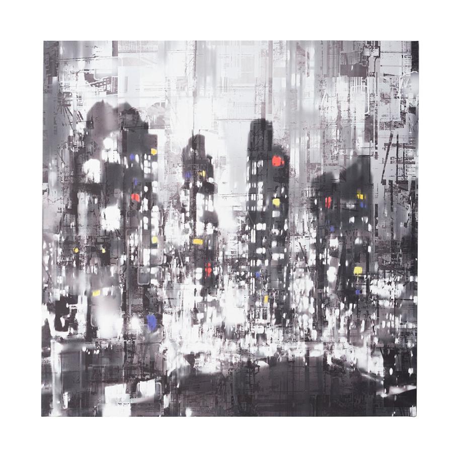 アート パネル 都会 夜 景 キャンパス 50cm×50cm 絵画 壁 掛け 飾り ボード ウォール デコレーション インテリア おしゃれ 北欧 リゾート 雑貨 西海岸風 67152 | ELEMENTS（インテリア） | 19